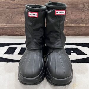 Kenzo Paris x Hunter Utilitarian Ankle Rain Duck Boots - Removable top